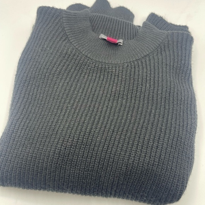 Vince Camuto Black sweater with‎ bobble sleeves